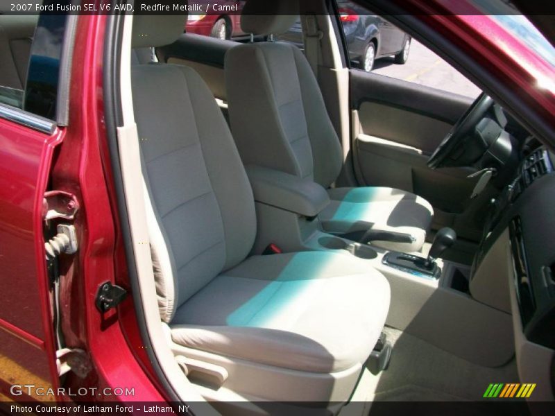 Redfire Metallic / Camel 2007 Ford Fusion SEL V6 AWD