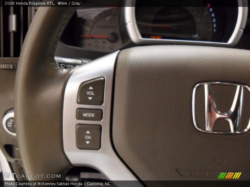 White / Gray 2006 Honda Ridgeline RTL