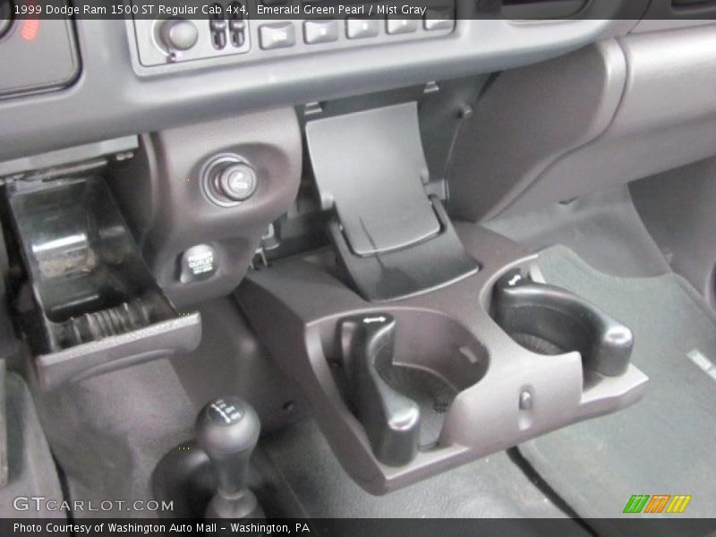 Emerald Green Pearl / Mist Gray 1999 Dodge Ram 1500 ST Regular Cab 4x4