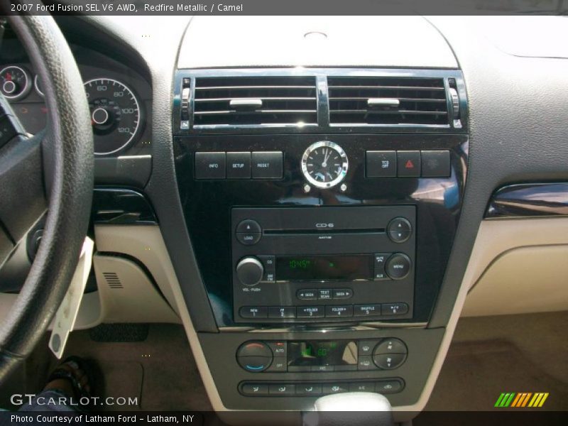 Redfire Metallic / Camel 2007 Ford Fusion SEL V6 AWD