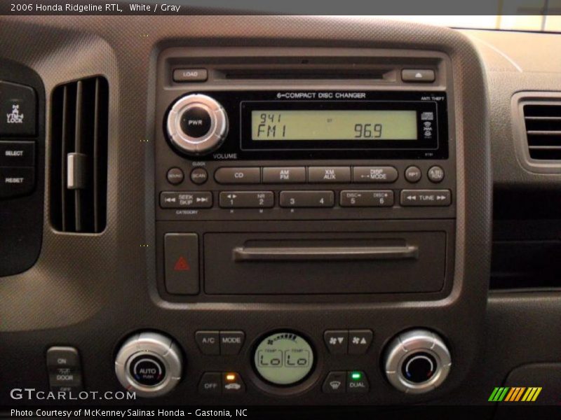 White / Gray 2006 Honda Ridgeline RTL