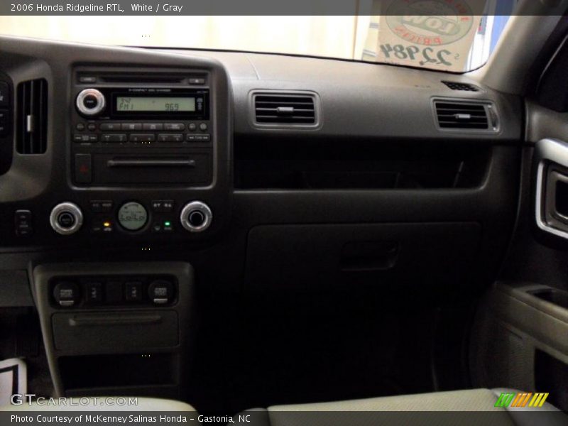 White / Gray 2006 Honda Ridgeline RTL