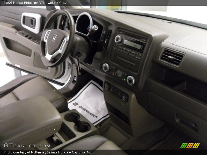 White / Gray 2006 Honda Ridgeline RTL