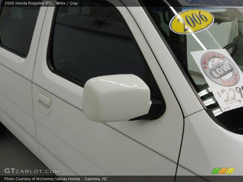 White / Gray 2006 Honda Ridgeline RTL