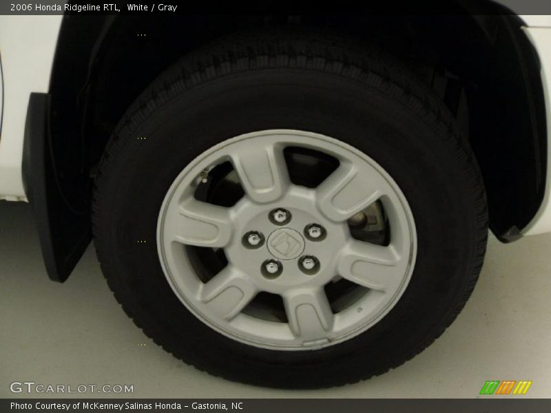 White / Gray 2006 Honda Ridgeline RTL