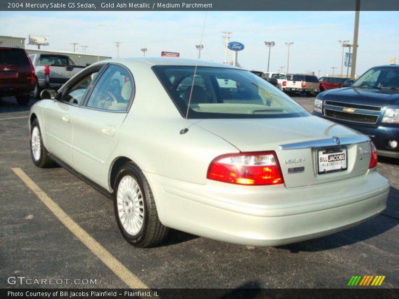 Gold Ash Metallic / Medium Parchment 2004 Mercury Sable GS Sedan