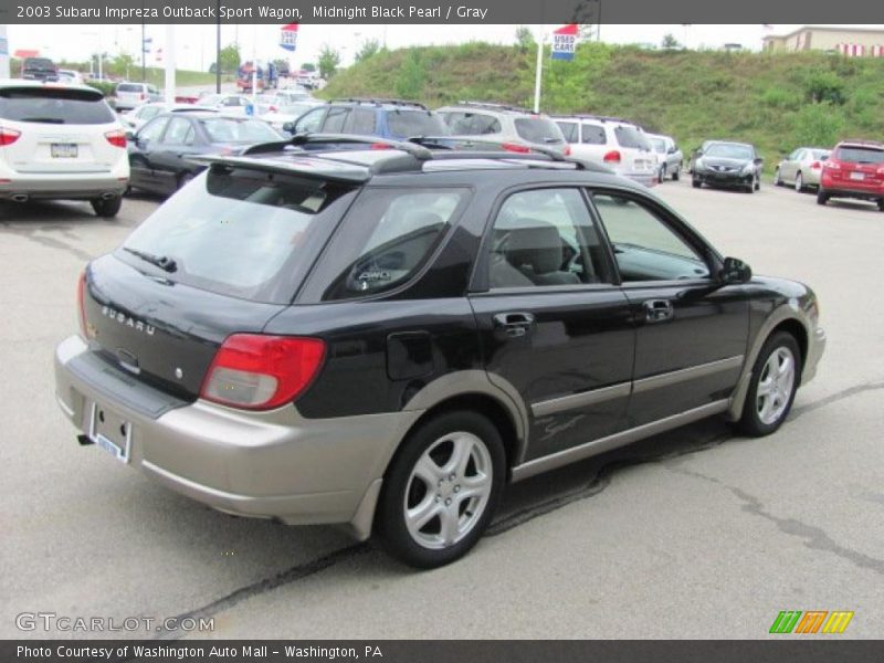 Midnight Black Pearl / Gray 2003 Subaru Impreza Outback Sport Wagon