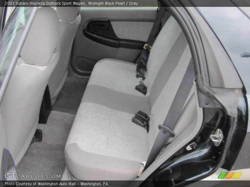 Midnight Black Pearl / Gray 2003 Subaru Impreza Outback Sport Wagon