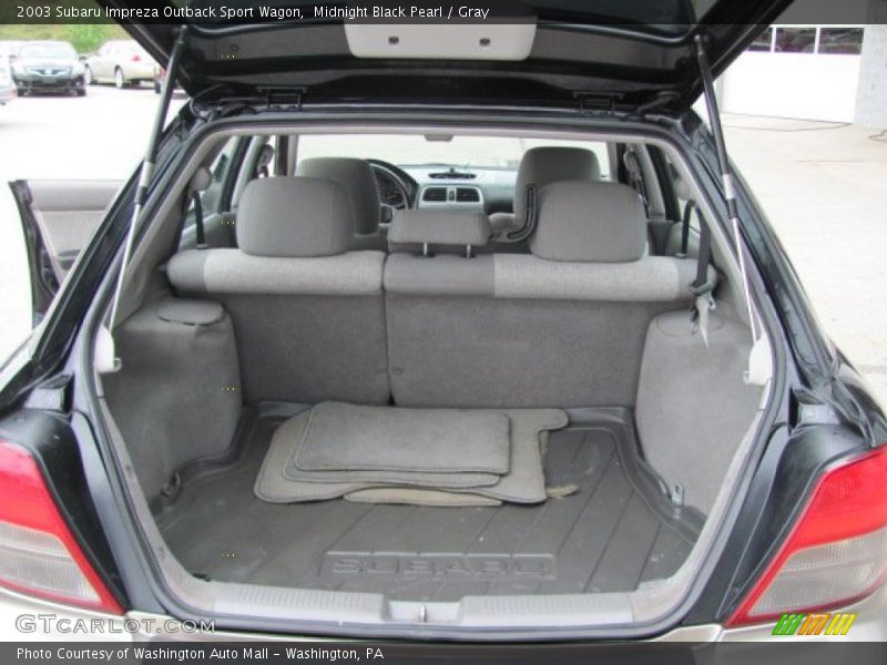 Midnight Black Pearl / Gray 2003 Subaru Impreza Outback Sport Wagon