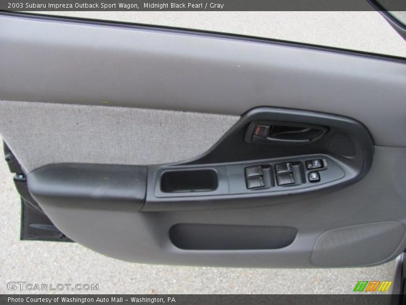 Midnight Black Pearl / Gray 2003 Subaru Impreza Outback Sport Wagon