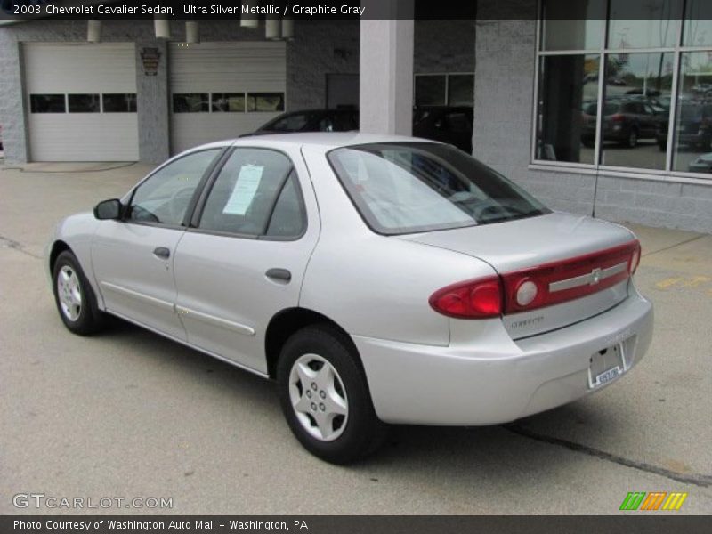 Ultra Silver Metallic / Graphite Gray 2003 Chevrolet Cavalier Sedan