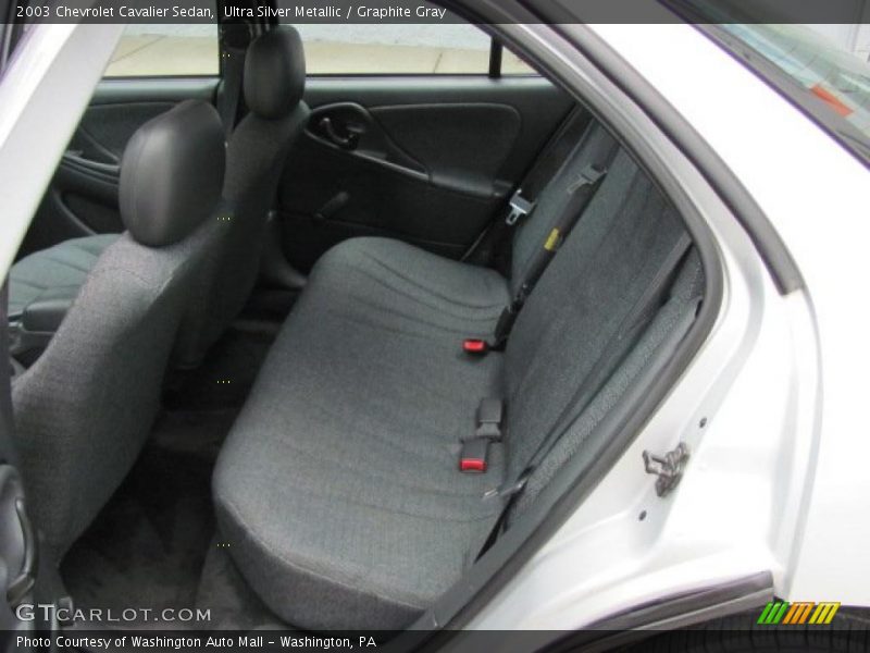 Ultra Silver Metallic / Graphite Gray 2003 Chevrolet Cavalier Sedan