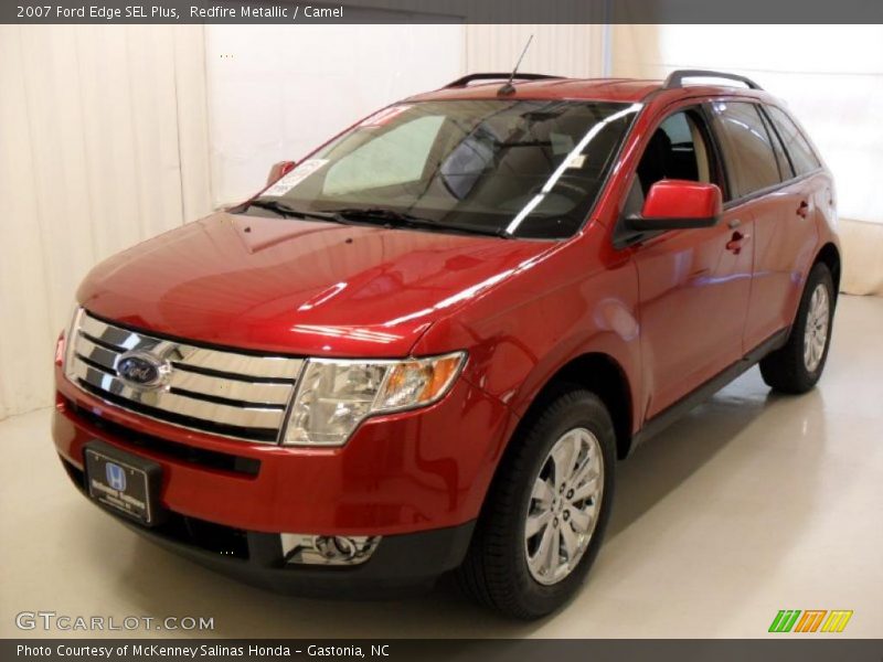 Redfire Metallic / Camel 2007 Ford Edge SEL Plus