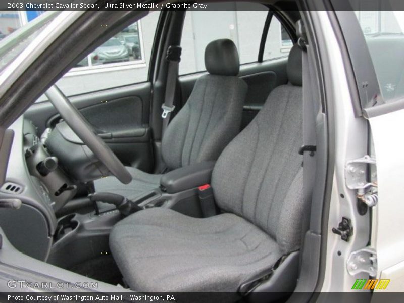 Ultra Silver Metallic / Graphite Gray 2003 Chevrolet Cavalier Sedan