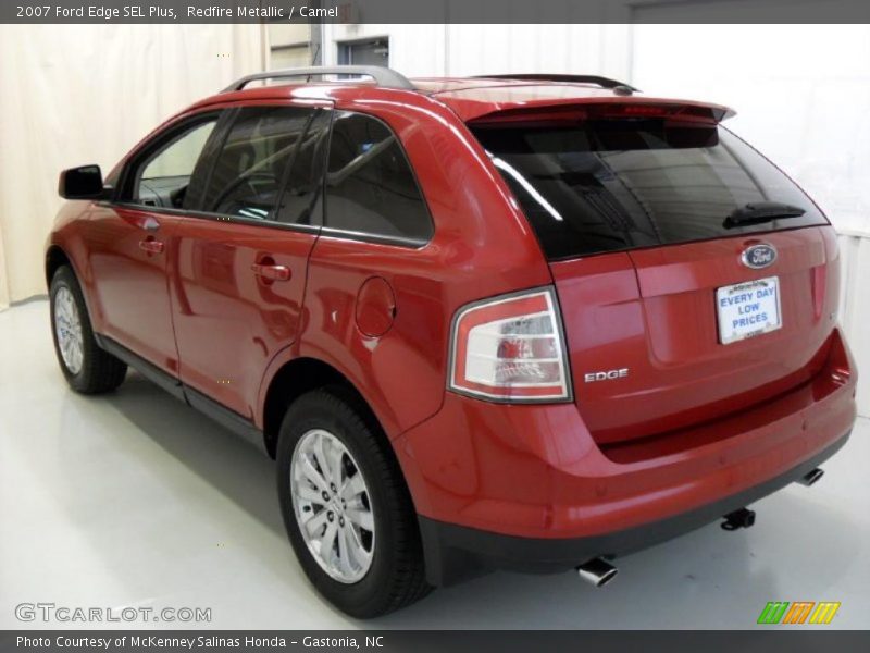 Redfire Metallic / Camel 2007 Ford Edge SEL Plus