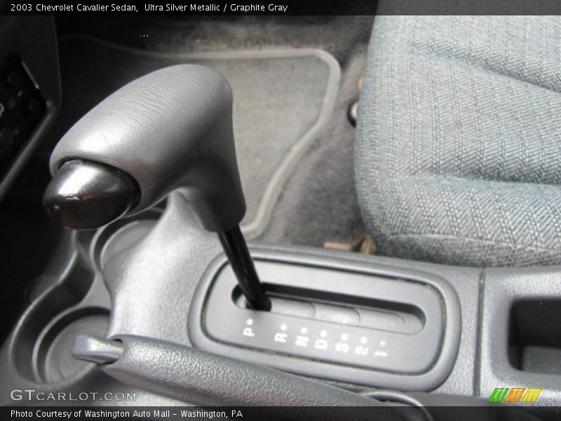 Ultra Silver Metallic / Graphite Gray 2003 Chevrolet Cavalier Sedan