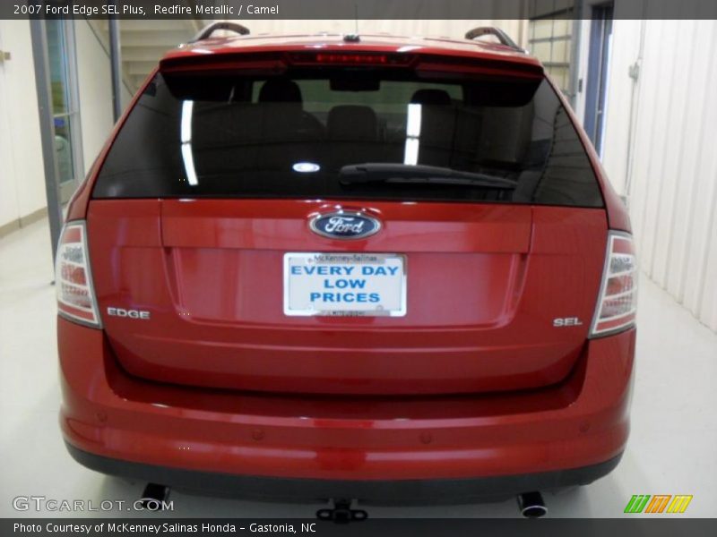 Redfire Metallic / Camel 2007 Ford Edge SEL Plus