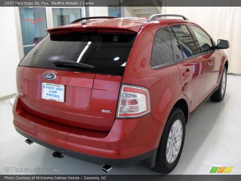Redfire Metallic / Camel 2007 Ford Edge SEL Plus