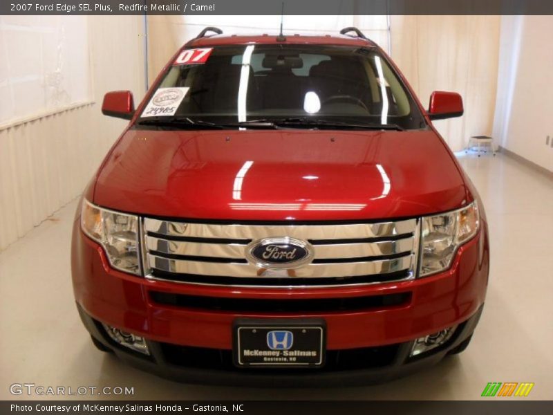 Redfire Metallic / Camel 2007 Ford Edge SEL Plus