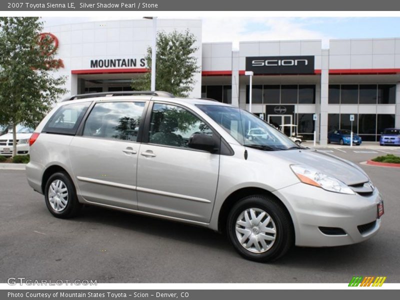 Silver Shadow Pearl / Stone 2007 Toyota Sienna LE