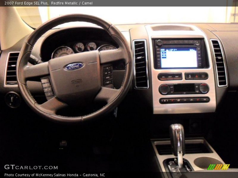 Redfire Metallic / Camel 2007 Ford Edge SEL Plus