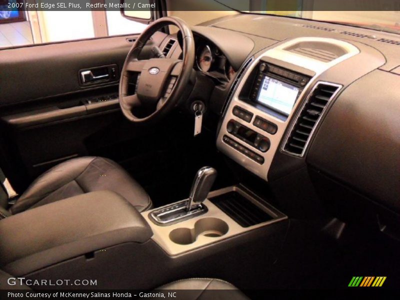 Redfire Metallic / Camel 2007 Ford Edge SEL Plus