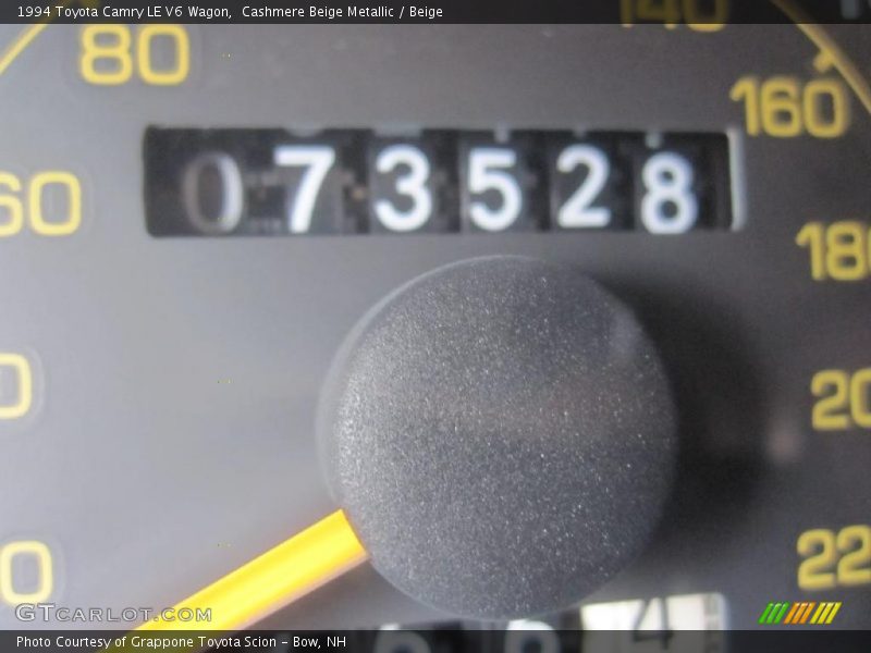 Cashmere Beige Metallic / Beige 1994 Toyota Camry LE V6 Wagon