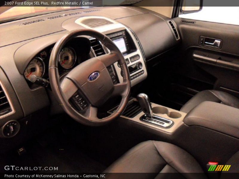 Redfire Metallic / Camel 2007 Ford Edge SEL Plus