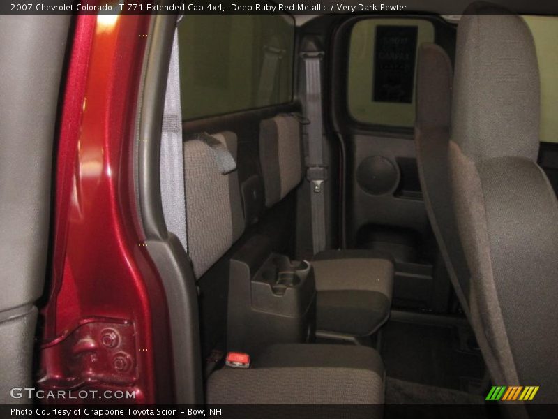 Deep Ruby Red Metallic / Very Dark Pewter 2007 Chevrolet Colorado LT Z71 Extended Cab 4x4
