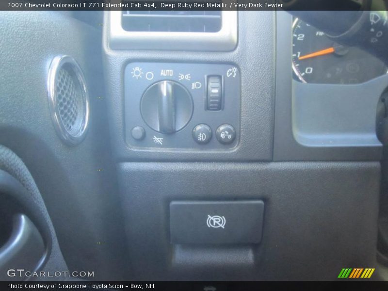 Deep Ruby Red Metallic / Very Dark Pewter 2007 Chevrolet Colorado LT Z71 Extended Cab 4x4