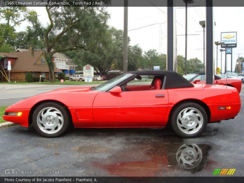 Torch Red / Red 1995 Chevrolet Corvette Convertible