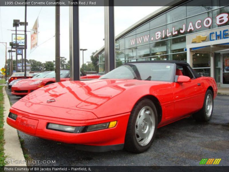 Torch Red / Red 1995 Chevrolet Corvette Convertible