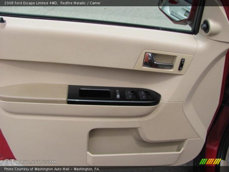 Redfire Metallic / Camel 2008 Ford Escape Limited 4WD