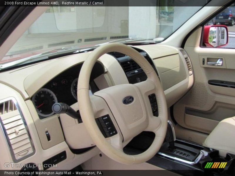 Redfire Metallic / Camel 2008 Ford Escape Limited 4WD