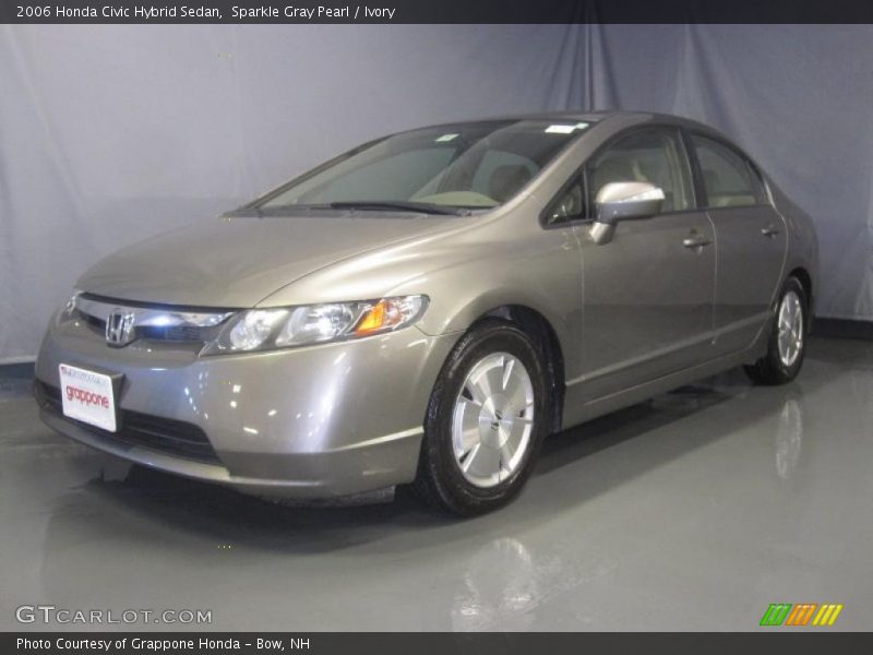 Sparkle Gray Pearl / Ivory 2006 Honda Civic Hybrid Sedan