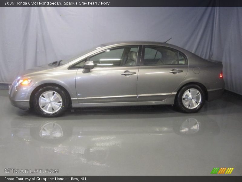 Sparkle Gray Pearl / Ivory 2006 Honda Civic Hybrid Sedan