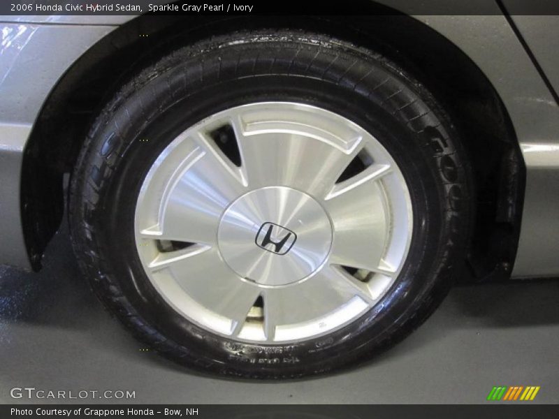 Sparkle Gray Pearl / Ivory 2006 Honda Civic Hybrid Sedan