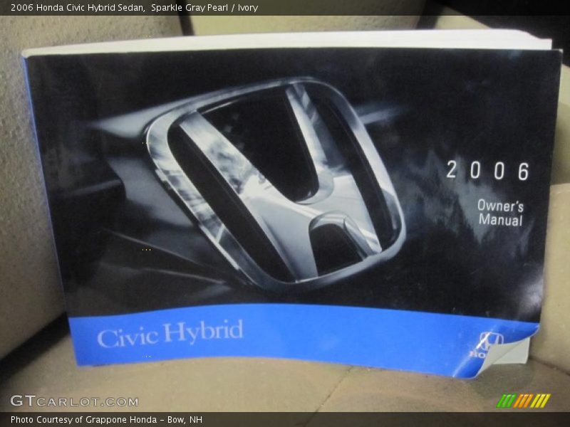 Sparkle Gray Pearl / Ivory 2006 Honda Civic Hybrid Sedan