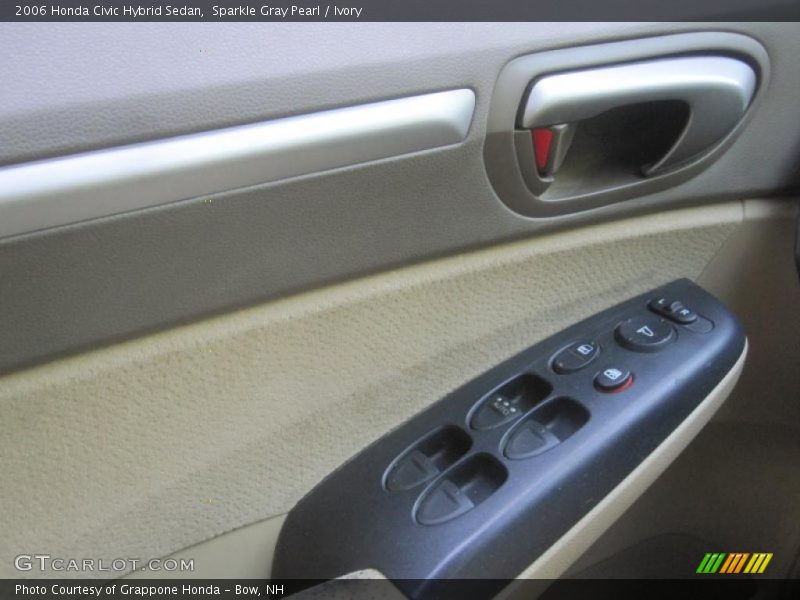 Sparkle Gray Pearl / Ivory 2006 Honda Civic Hybrid Sedan