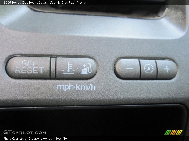 Sparkle Gray Pearl / Ivory 2006 Honda Civic Hybrid Sedan