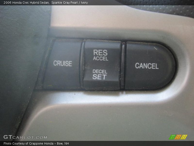 Sparkle Gray Pearl / Ivory 2006 Honda Civic Hybrid Sedan