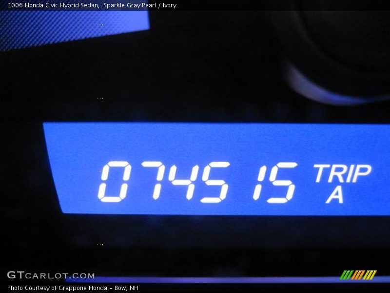 Sparkle Gray Pearl / Ivory 2006 Honda Civic Hybrid Sedan