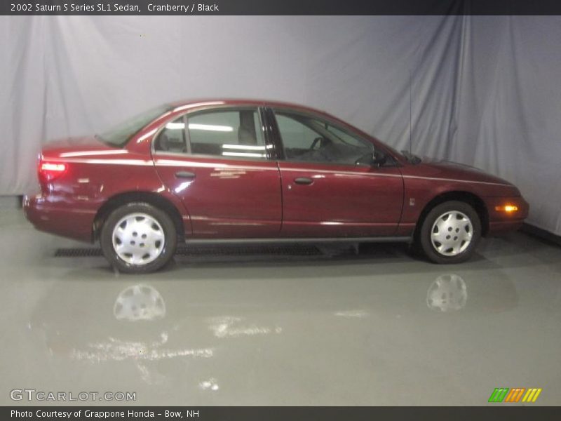 Cranberry / Black 2002 Saturn S Series SL1 Sedan