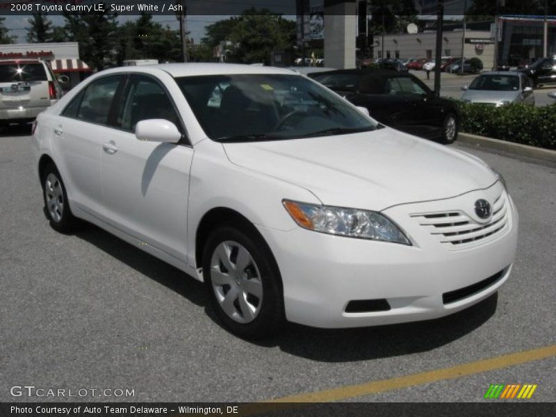 Super White / Ash 2008 Toyota Camry LE