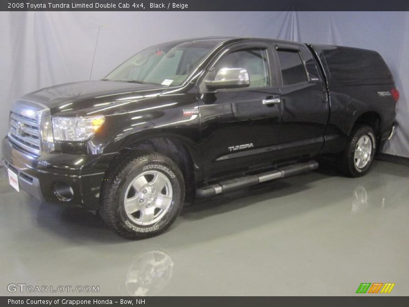 Black / Beige 2008 Toyota Tundra Limited Double Cab 4x4