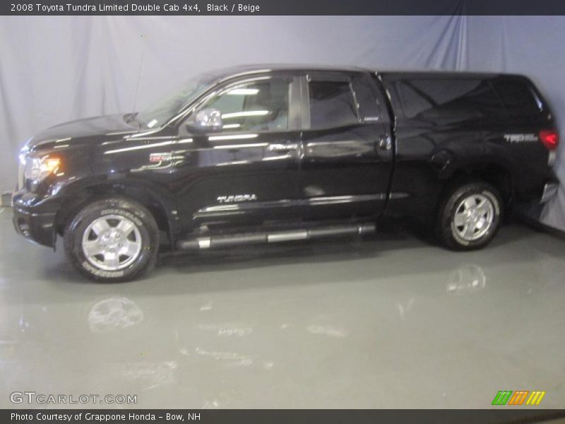 Black / Beige 2008 Toyota Tundra Limited Double Cab 4x4