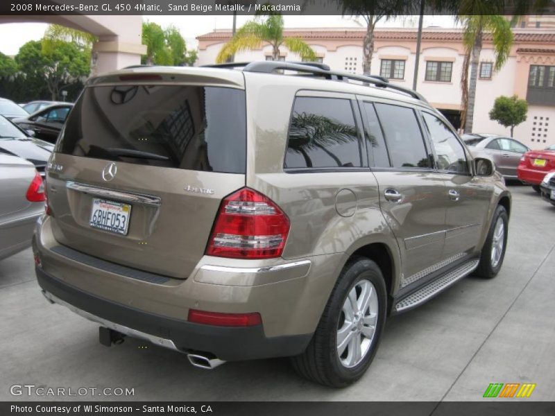 Sand Beige Metallic / Macadamia 2008 Mercedes-Benz GL 450 4Matic