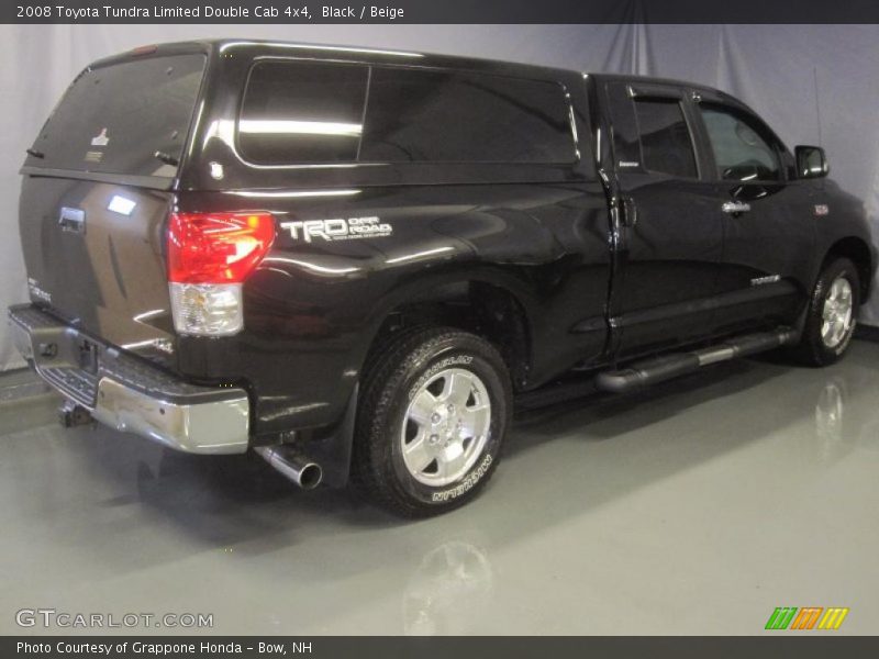 Black / Beige 2008 Toyota Tundra Limited Double Cab 4x4