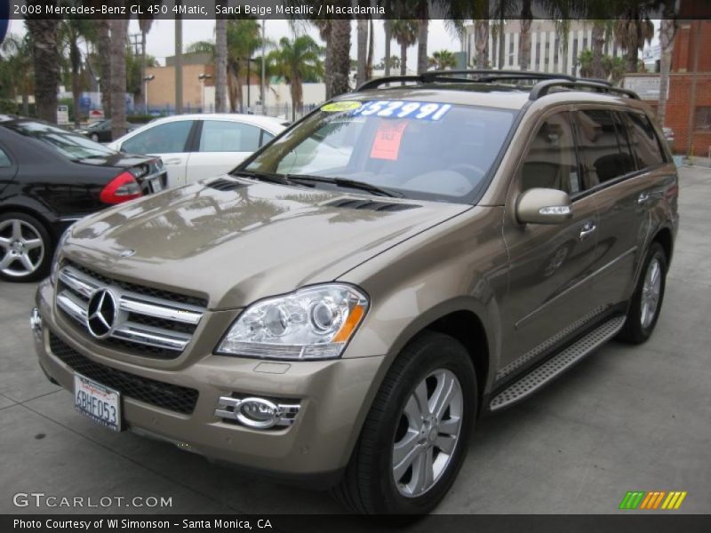 Sand Beige Metallic / Macadamia 2008 Mercedes-Benz GL 450 4Matic