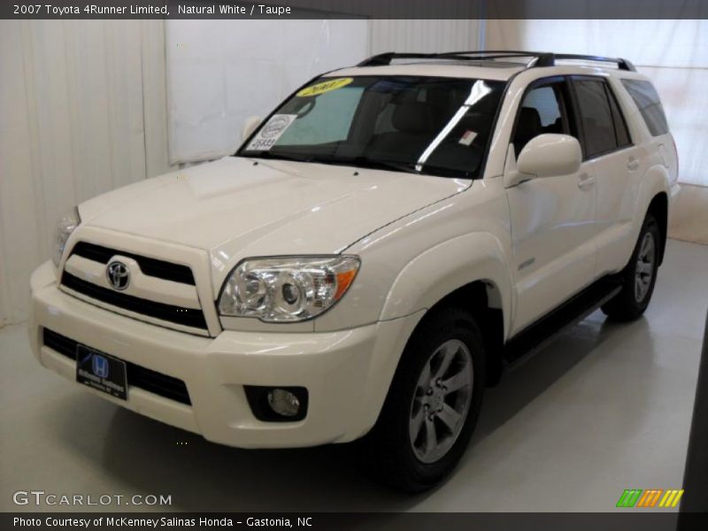 Natural White / Taupe 2007 Toyota 4Runner Limited